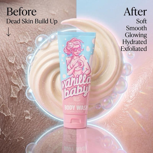 Vanilla Baby Almond Glow Exfoliating Body Wash