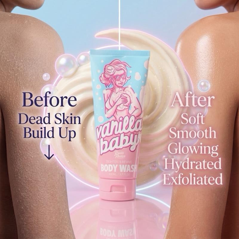 Vanilla Baby Almond Glow Exfoliating Body Wash