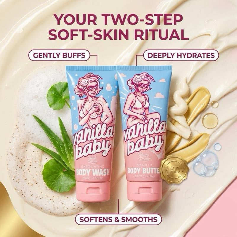 Vanilla Baby buff and body set