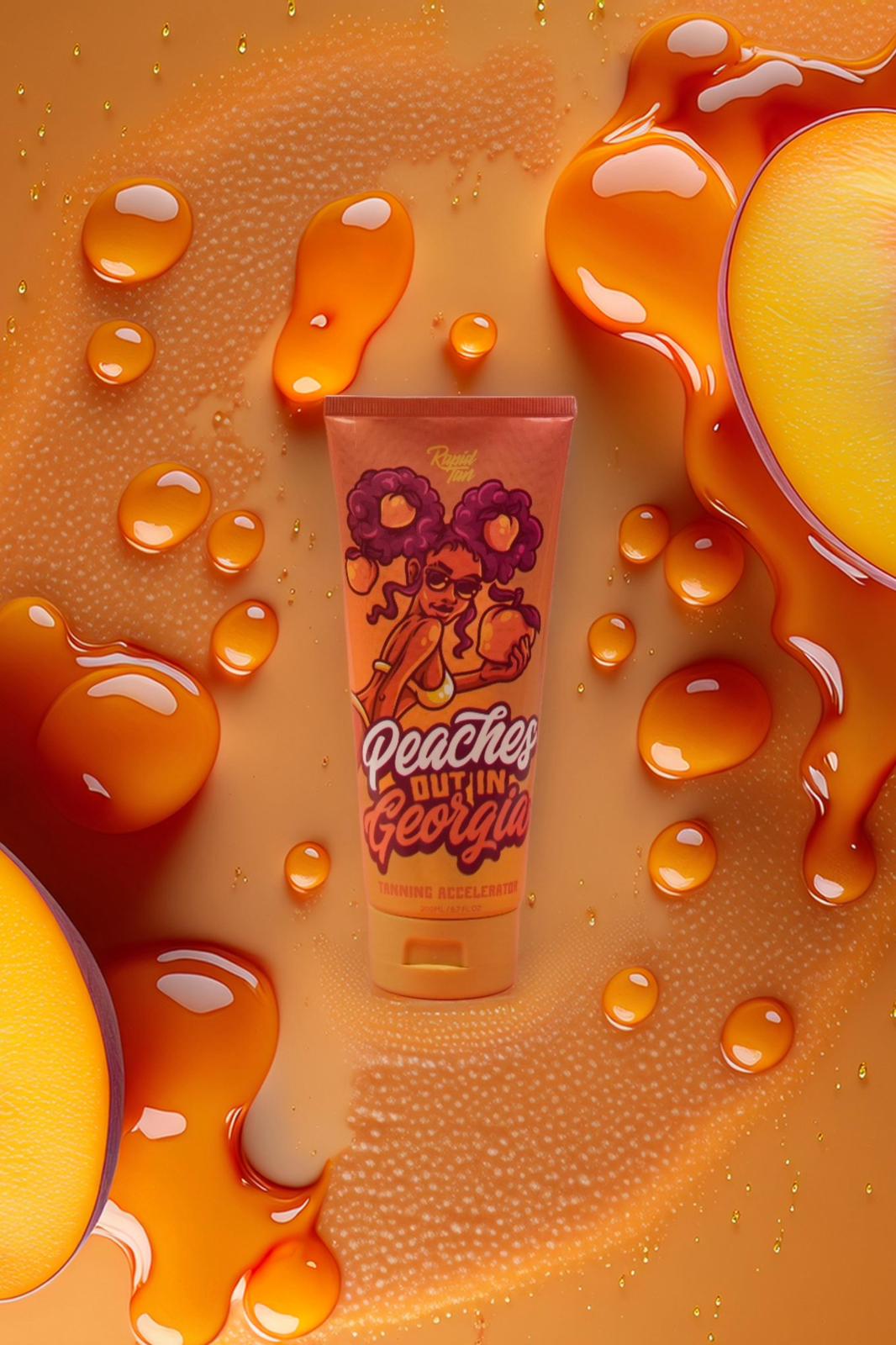 PEACHES IN GEORGIA TANNING ACCELERATOR