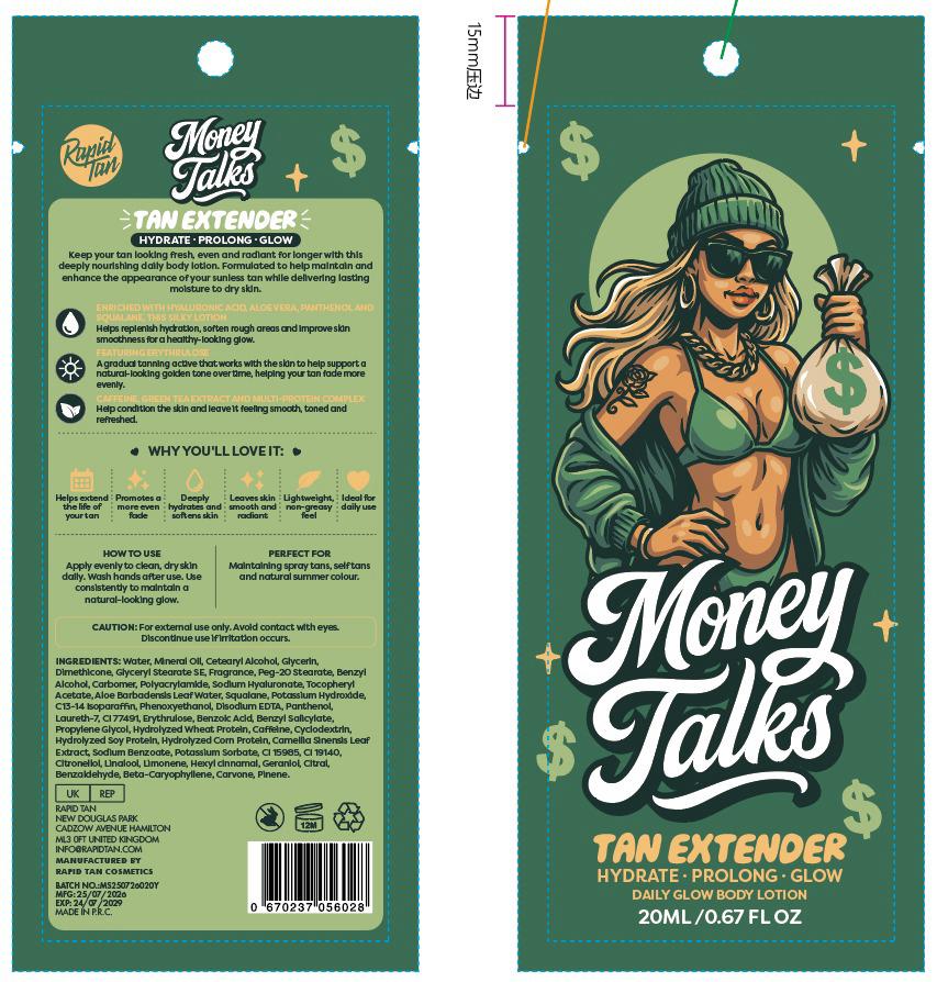 Money Talks 5% Thalitan Tanning Accelerator (Wholesale Sachet 12 Pack)