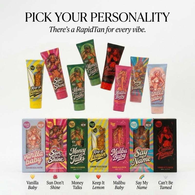 Pick Your Personality — Choose Any 2 RapidTan Accelerators