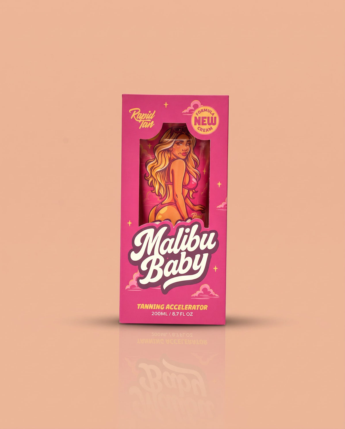 Malibu Baby Tanning Accelerator, new packaging (box)