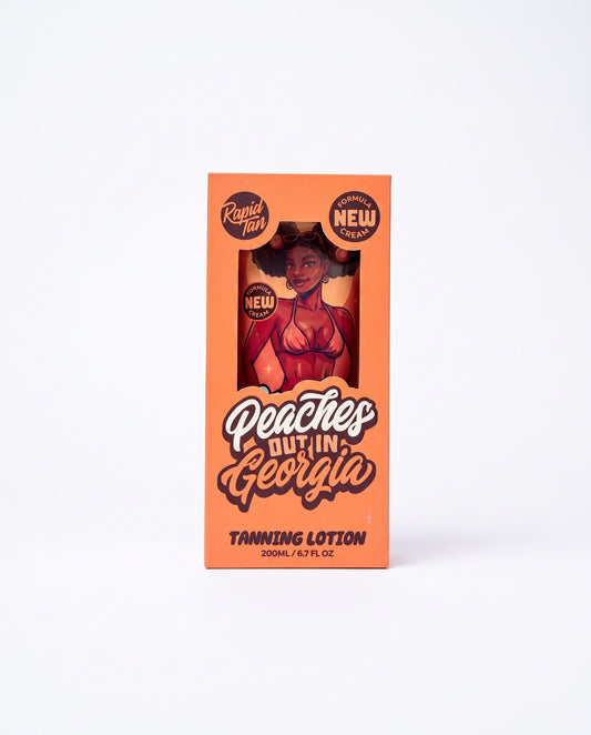 Peaches Out In Georgia Tanning Accelerator, new packaging (box)