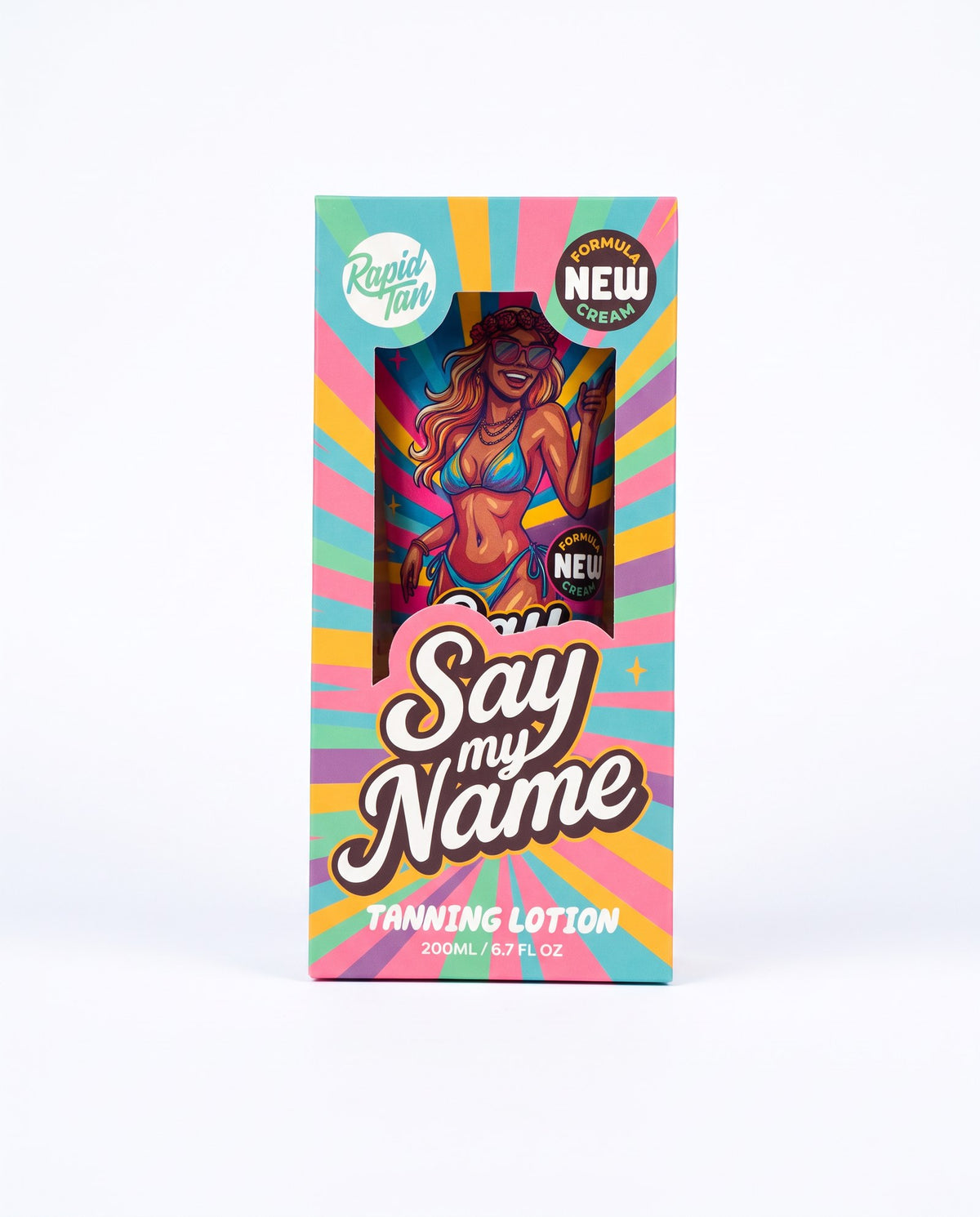 Say My Name Tanning Accelerator, new packaging (box)