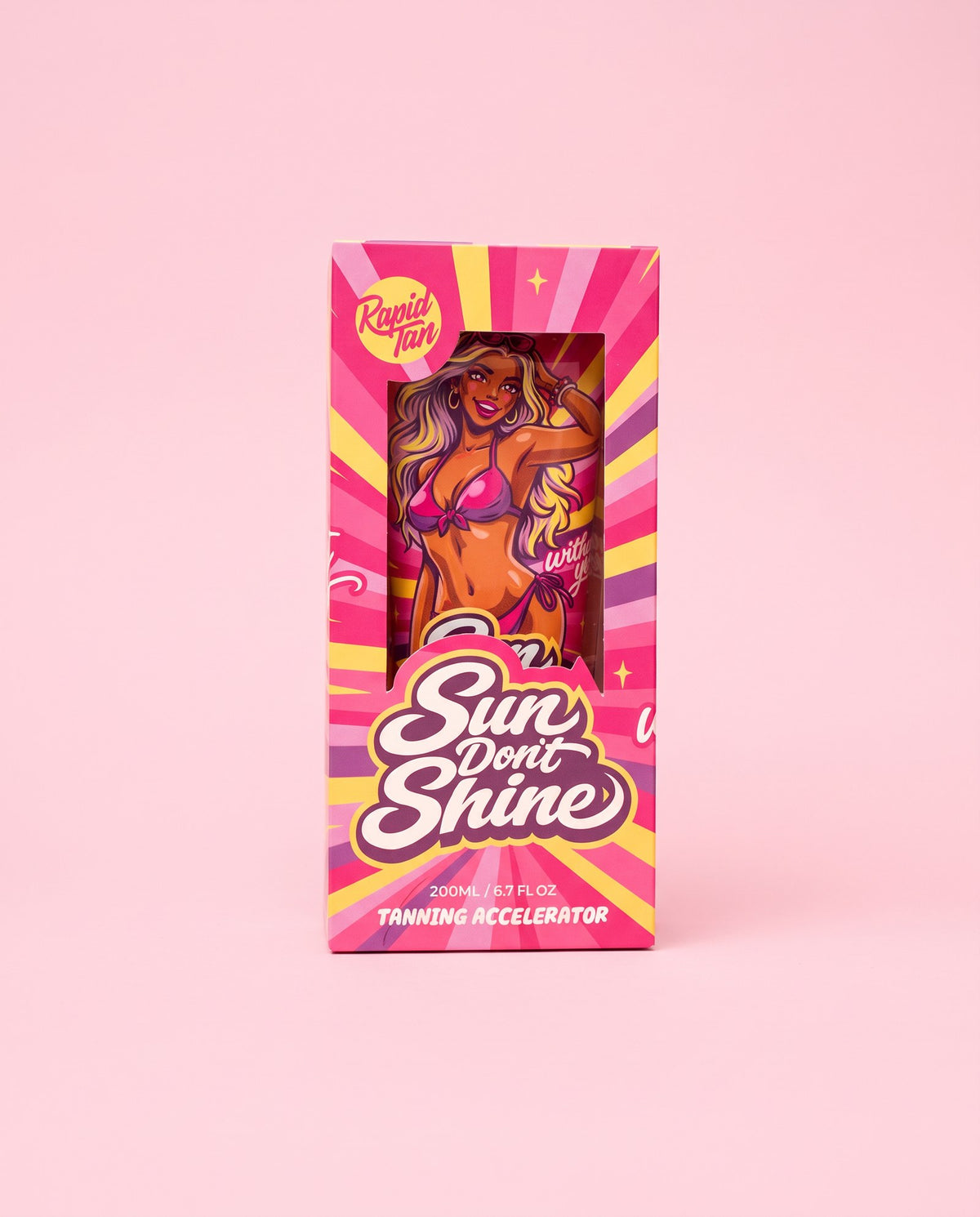 Sun Don't Shine Tanning Accelerator, new packaging (box)